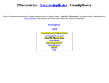 Tablet Screenshot of pflastersteine.gesteinsgarten.de