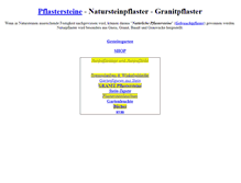 Tablet Screenshot of natursteinpflaster.gesteinsgarten.de